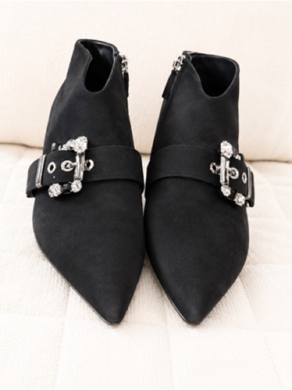 Loriblu Chic Black Ankle Booties Excellent Condition